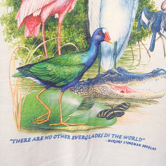 Vintage Everglades National Park Short Sleeve T-Shirt Cotton Tee Size Small - Picture 6 of 11